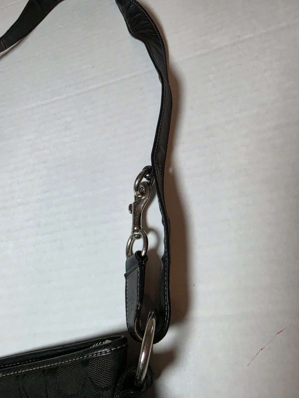 Coach G05K-3574 Signature Soho Duffel Shoulder/Crossbody Bag Purse Black